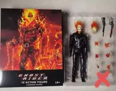 ゴーストライダー 約25cmフィギュア 発光ギミックバージョン - メルカリ