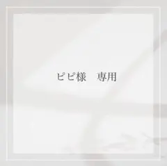 ピピ様　専用出品
