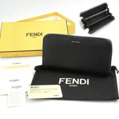 ✨未使用展示品・箱付き✨　FENDI 長財布　セレリア　ラウンドファスナー　黒色