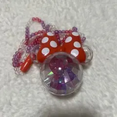 ミニーマウス LEDライト付きネックレス 光るネックレス ミニーちゃん