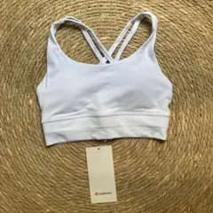 Lululemon スポ-ツプラ パット付き ルルレモン サイズs 白