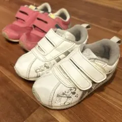 アシックス　スクスク　Disney 14.5cm おまけニューバランス14cm