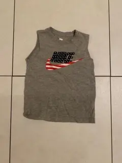 NIKE ノースリーブタンクトップ S 4-5歳 グレー