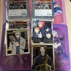 呪術廻戦トレーディング箔ミニ色紙まとめ売り 力戦奮闘 七海建人 夏油傑 1年ズ