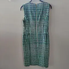 ケイト・スペード　ノースリーブチェック柄タイトワンピース