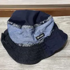 コロンビア Columbia ネイビー バンダナ柄 サファリハット