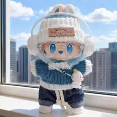 ラブブ洋服　LABUBUぬいぐるみ着　可愛い　ぬい服　ラブブ着せ替え服7点セット