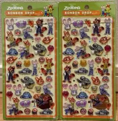 【正規品】ボンボンドロップシール ディズニー ズートピア 2枚セット