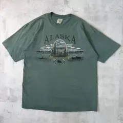 90s USA製　Alaska アラスカ　スーベニア Tシャツ　シングルステッチ