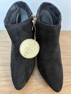 vis ブラックスエードショートブーツ 22.5cm ［新品］