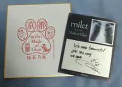 milet 御朱印スタンプ 京都公演　ステッカー付き