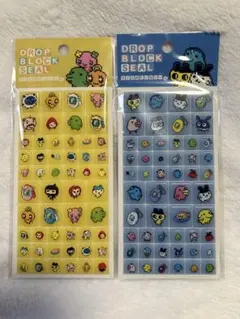 たまごっち　DROP BLOCK SEAL ドロップブロックシール 2種類セット