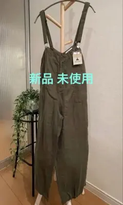 ニコアンド… サロペット カーキ M 新品