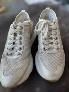 RUCO LINE シルバー メッシュ スニーカー