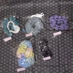 シュシュセット（多色・青・紫・黒）③