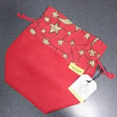 ロクシタン　巾着　赤
