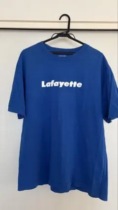 【Lafayette】Tシャツ/ロゴT/半袖/ブルー