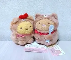 新品　おうちでくまカフェ　てのりぬいぐるみ　すみっコぐらし　とんかつ　えびふらい