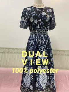❣️週末限定セール❣️美品❣️ＤＵＡＬ　ＶＩＥＷデュアルヴューワンピ40のサムネイル