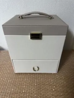 フランフラン　バイカラー コスメボックス ベージュ/収納ボックス 引き出し付きのサムネイル