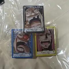 一番くじ　ワンピース カードゲーム G賞　カードデザインアクリルスタンド　3点