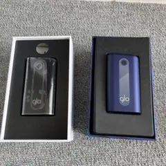 glo hyper 電子タバコ本体 青と黒　2台セット