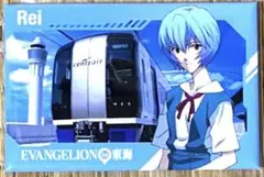 エヴァンゲリオン　綾波レイ　東海　スクエア缶バッジ
