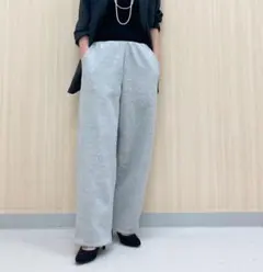 お値下げ中　ユニクロ　UNIQLO　スウェットワイドパンツ　М　男女兼用