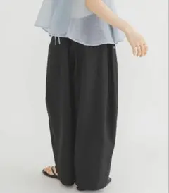 mp バックタックコクーンパンWぺプラムギャザーキャミ セットジーナシス mp様専用 バックタックコクーンパンWぺプラムギャザーキャミ セット
