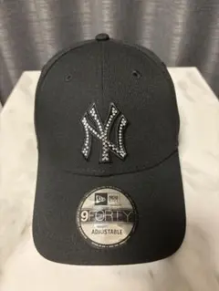 9FORTY Rhinestone ニューヨーク・ヤンキース ブラック キャップ