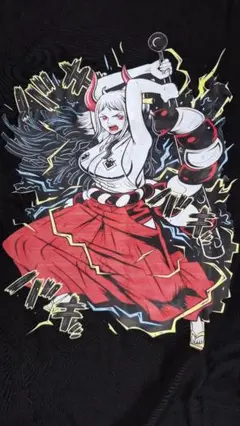 アニメキャラクター Tシャツ ブラック　L　M ワンピース　ヤマト　やまと