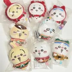【新品 未使用】エニマイくじ ちいかわ／ぬいぐるみキーホルダー＆オーナメント8点
