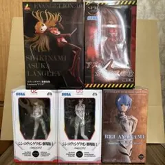 【匿名配送・新品未開封】エヴァンゲリオン  フィギュア 5点セット