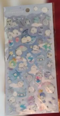 enaga syrup キラキラステッカーシート 　シマエナガ