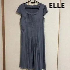 エル ELLE グレー ドレープワンピース 灰色のサムネイル