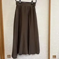 【新品・未使用品】Te chichi ブラウン フレアスカート フリーサイズ
