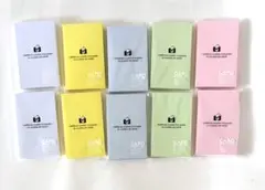 ビジネスカード 50枚入 5色　合計250枚　パステル 無地 色上質紙