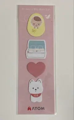 【新品】アトムメディカル オリジナル付箋 4柄セット