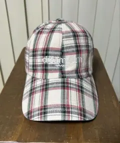 DREAMTEAM チェック柄キャップ　美品　ユニセックス　希少