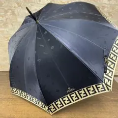i1【used】FENDI フェンディ 雨傘 パラソル ズッカ柄 ブラウン - メルカリ
