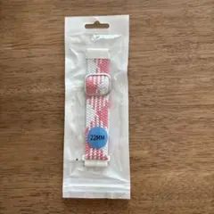 スマートウォッチ用 交換バンド 22mm ピンク ホワイト