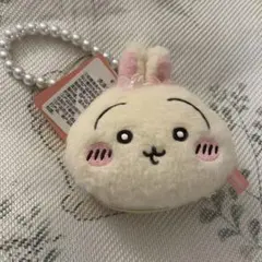MINISO ちいかわ うさぎ フェイスポーチ パールチェーン付き ミニソ