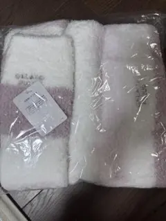 ジェラートピケ　もこもこ腹巻/靴下セット