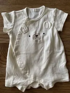 ししゅのん アイボリー カバーオール