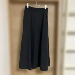 BANANA REPUBLIC フレアスカート ブラック サイズ4のサムネイル