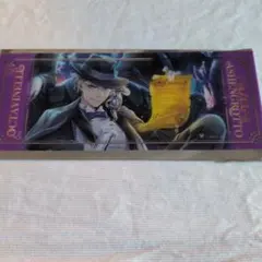 ツイステ　アズール　箔押しビッグクリアカード　寮服　AGF