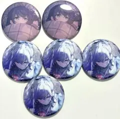 プロセカ 朝比奈まふゆ グリッター缶バッジ 43C 44C