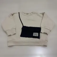 ポシェットデザイントレーナー　裏起毛　90サイズ