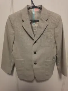 入学式に★ストライプ スーツ 4点セット120