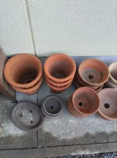 直接取りに来れる方限定　植木鉢　大量　園芸　花　木　陶器　素焼き　手渡し限定